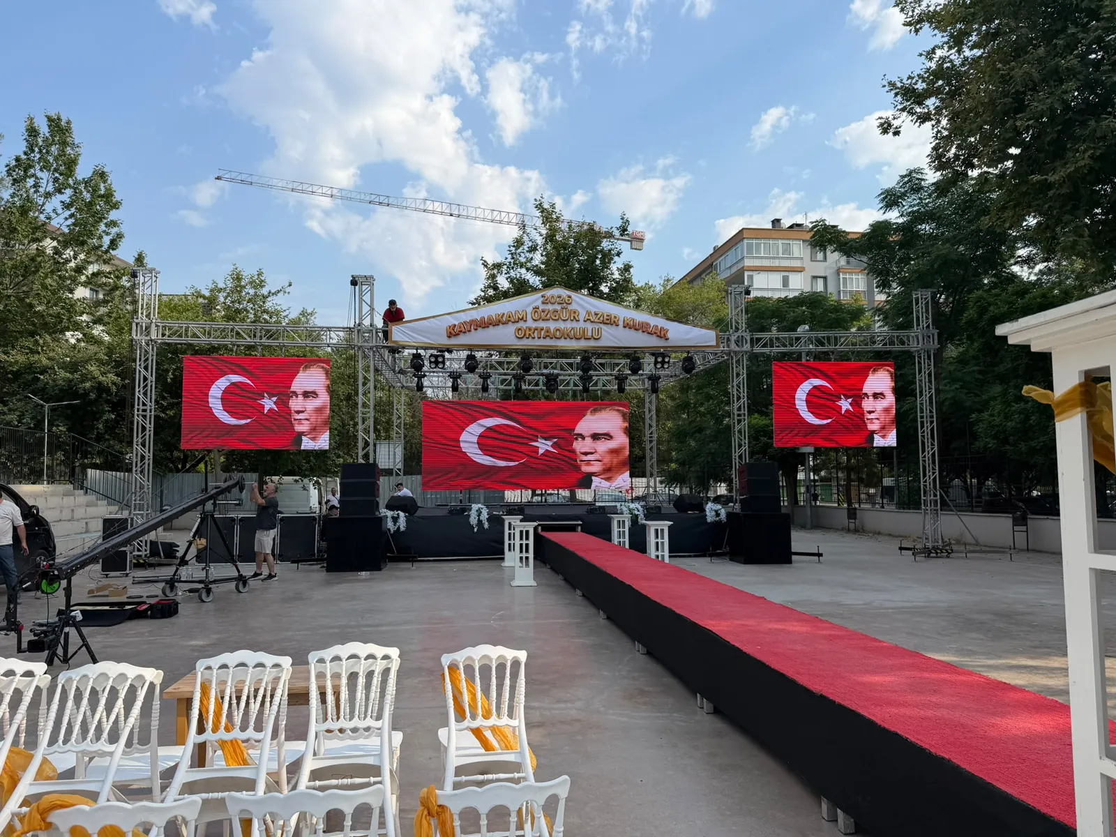 Sahne ve tören dekorasyonu